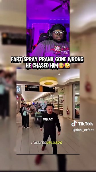 Fart Spray Prank Reaction: Chased and Laughed Out Loud