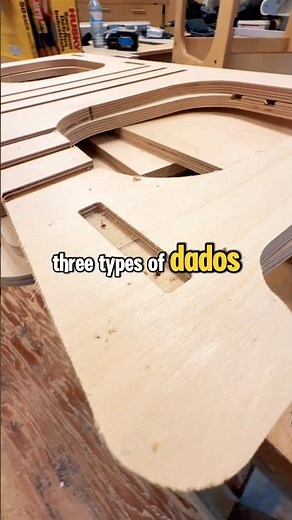 Did you know there are three types Dado cuts? #cabinets #closet #diy