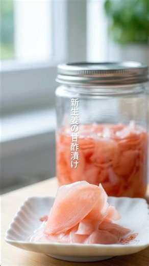 【料理講師40年直伝】茹でない！砂糖不使用！シャキシャキ新生姜の甘酢漬け #簡単レシピ #無添加 #砂糖不使用