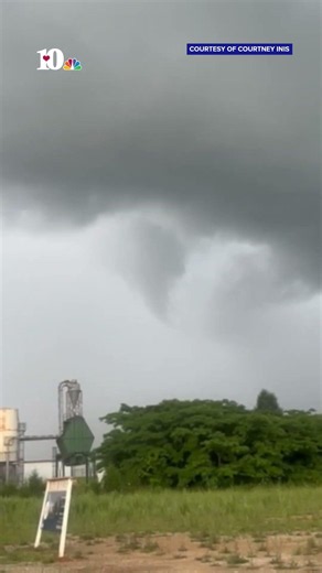 WATCH: Viewer films funnel cloud as it begins to dissipate
