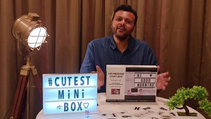 1.6K views · 23 reactions | Unboxing of cinematic message light box .. #satyamkraft #ledlights #diwali #craft #diy #decore #messagebox #love #lights | Satyam Kraft | Facebook
