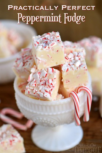 Practically Perfect Peppermint Fudge
