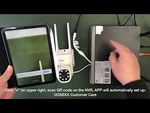 OOSSXX Extend Wireless PTZ Camera Set Up