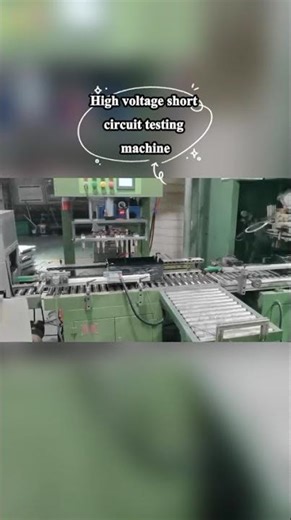 High voltage short circuit testing machine #machine #leadacidbattery #factory