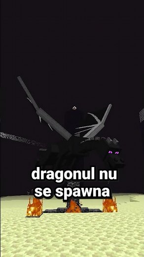 Dragonul a dispărut din End?! #minecraft #shorts