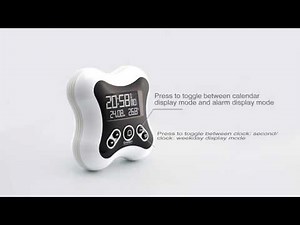 Oregon scientific Trendy Projection Clock with Indoor Temperature RM331P Product Video Eng