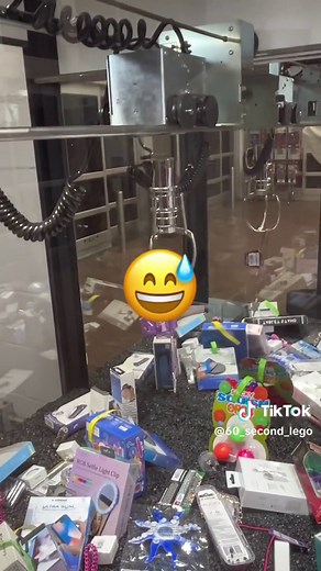 The forbidden walmart claw machine… #arcade #lego