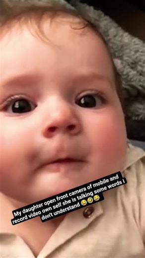 Front Camera Baby Talk 😂My Daughter’s Secret Recording 😆Tiny Talks, Big Laughs 😍#babyfun#babytalks