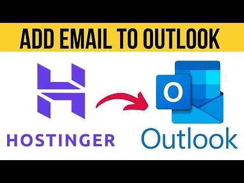 How To Add Hostinger Email To Outlook (2025) STEP-BY-STEP