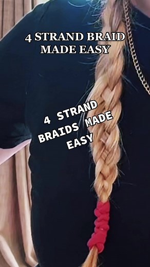 4 Strand Braid Tutorial: Easy Step-by-Step Guide