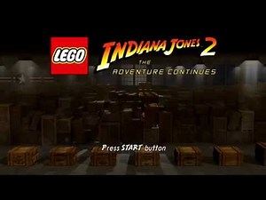 LEGO Indiana Jones 2: The Adventure Continues Title Screen (X360, PS3, Wii, PC)