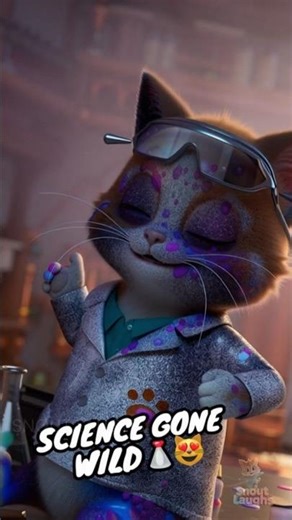 Cat Becomes Scientist – Experiments Wrong 🔬😹| Funny 3D English Cat Cartoon Videos 😹 | #snoutlaughs