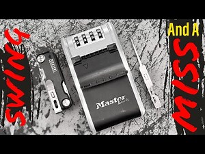 [1642] Master’s Newest Disaster: 5480D Key Lockbox