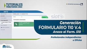 3.2K views · 143 reactions | #TutorialGeneracionForm110v4Independientes | ¿Sabes como generar el formulario 110 v4 para profesionales independientes u oficios? El Servicio de Impuestos Nacionales te invita a ver el Tutorial Tributario - Generación Formulario 110 v.4 para profesionales independientes u oficios. Libera esas dudas con el siguiente tutorial, sabemos que te será muy útil. #EstamosSaliendoAdelante #ReconstruimosLaEconomia | Servicio de Impuestos Nacionales | Facebook