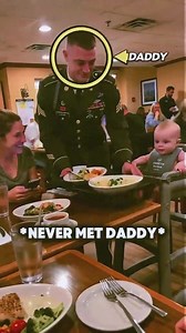 How beautiful this reunion is! #usamilitary #soldier #reunion #baby #foryoupage