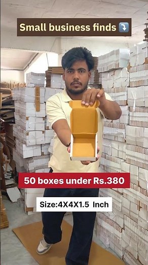 Best White Corrugated Flap Box for Ecommerce Packaging | 3 Ply Mini Shipping Box for Jewellery
