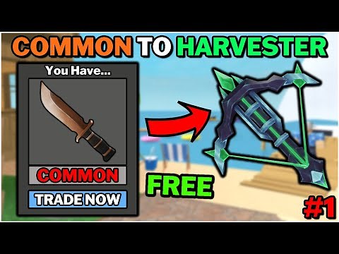 Common To Harvester Day #1 (MM2 Trading Challenge)