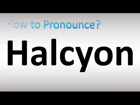How to Pronounce Halcyon