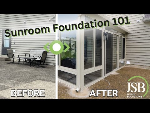Does a Sunroom Need a Foundation? | Sunroom Foundation Requirements Explained