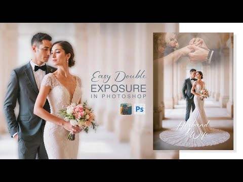 Wedding Photo Manipulation in Photoshop | Double Exposure