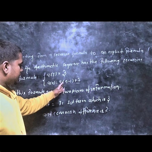 Rohan sharma on Instagram: "Recursive to the explicit formula of the sequence. #reels #math #sequenceandseries #peaceofmind❤️"