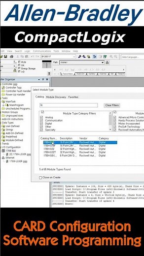 Allen_Bradley-카드구성 설정하기[CompactLogix] #allenbradley #configuration #compactlogix #카드구성