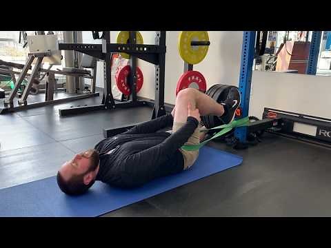 Banded Inferior Self Hip Mobilization