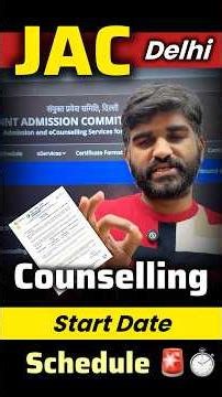 JAC DELHI 2026 Counselling Registration Important Update|DTU/NSUT/IIITD Admission Process #jacdelhi