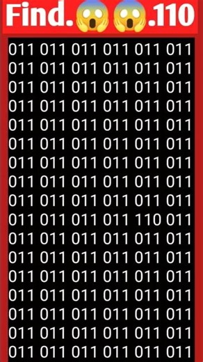 Eye Challenge: Can You Spot the Hidden "001"? 🧐
