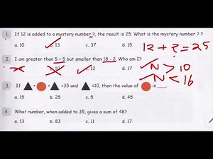 Math Olympiad Grade 2 Addition-Subtraction WorkSheet 7 Q.1,2,3