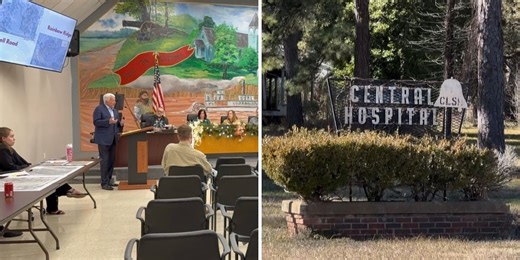 How can Pineville’s old Central State Hospital be redeveloped?