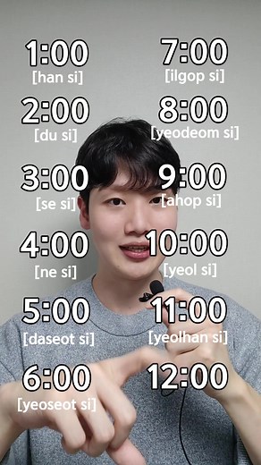 Learn to Tell Time in Korean: Hourly Pronunciation Practice