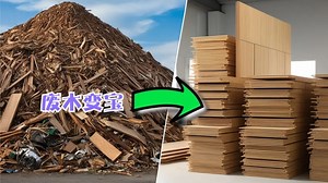废木奇迹：变废为宝，如何将木材废料转化为环保MDF板