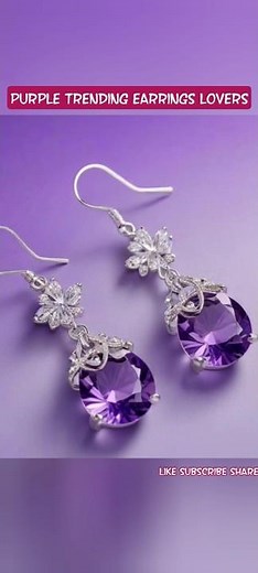 123 go purple lovers challenge #earrings #gifts