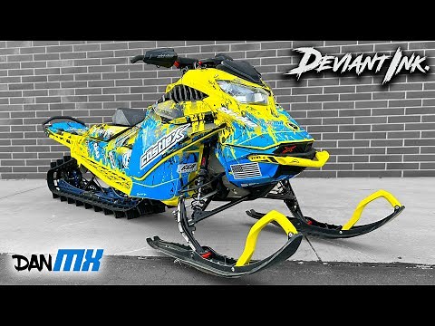 DEVIANT INK WRAP INSTALL | This sled is next level!