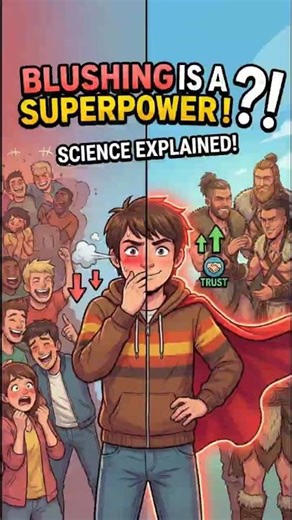 Why Do We Blush? (It’s Not What You Think!) #brainy #facts #shorts #blushing