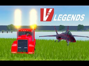 FIGHTER JET VS BOOST TRUCK!! - (Roblox Vehicle Legends)