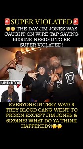 110K views · 1.1K reactions | The day rapper Jim Jones was caught on wire taps by the Feds saying 6ix9ine needed to be super violated for crossing the 9 Trey blood gang! Everyone in 9 Trey went to prison except 6ix9ine & rapper Jim jones What do you think happened?! #6ixNine #JimJones #9trey #gangster #BloodGang | Harlemlegendtv | Facebook