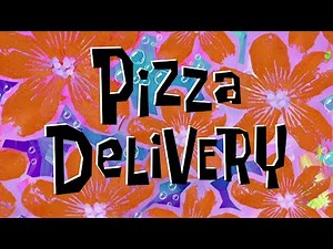 "Pizza Delivery" Title Card (S7-8 Style)