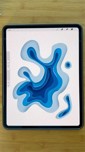 Procreate Cut Paper Effect #beginnerarttips #digitalart #digitalpainting