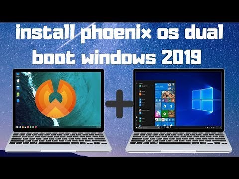 how to install phoenix os on windows pc 2019- dual boot- without losing data