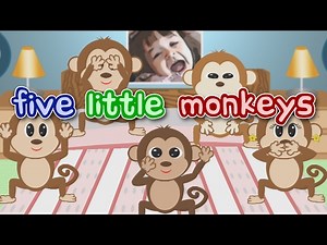 Five Little Monkeys Jumping on the Bed Song ~ Noodle Kids Nursery Rhyme