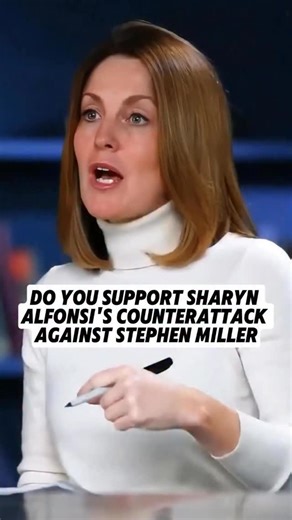 USA Updates 🇺🇸 on Instagram: "Do you support Sharyn Alfonsi’s counterattack against Stephen Miller? #celebrity #sharynalfonsi #news #trending"