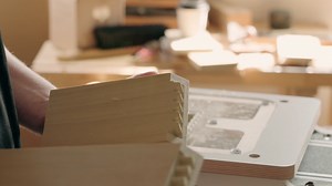 3.1K views · 42 reactions | Introducing the new Veritas DBMFJ Jigs End grain is like your belly button: everyone knows you’ve got it, but no one wants to see it. This is particularly true of joinery. Veritas is proud to present the revolutionary double-blind mitered finger joint system. To learn more about this product, click here: https://www.leevalley.com/tools/veritas-dbmfj-jigs | Lee Valley Tools | Facebook