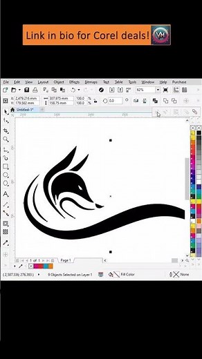Convert Image to Vector with #coreldraw #Corel #coreldraw tutorial #corelpainter #photoshop