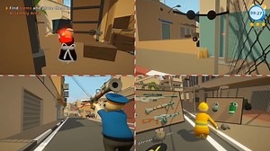 独家！儿女本地4人合作《紧急救援行动！》DLC枪火行动 极限挑战 SOS OPS！想一台机器4个人玩CS2反恐精英？玩这个这个面条人合作游戏吧，物理搞笑沙盒