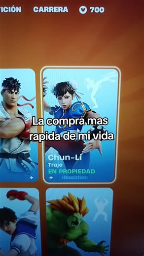 Chun Li Fortnite: La compra más rápida de mi vida