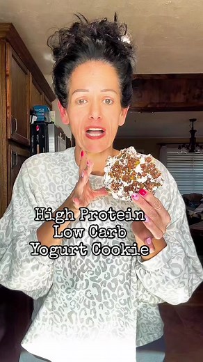 HIGH PROTEIN YOGURT COOKIE! Fun way to get in some protein, fills you up & SWEET CRAVING✔️ #yummy #delicious #protein #highprotein #snack #breakfast #vsg #gastricsleeve #food #easyrecipe #foodie #foodtok #weightloss #lowcarb #healthyfood #healthyrecipes #fitness #health #fitnessmotivation #healthyliving #myjourney #weightlosscheck #weightlosstransformation #weightlossprogress #weightlosstips #cooking #foodtiktok #yogurt @Val has some great protein cookie ideas🖤