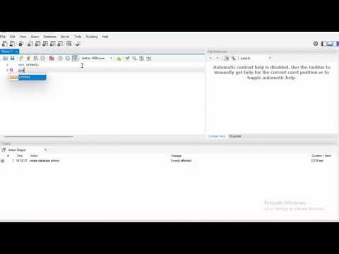 How to create database in MYSQL workbench #mysql #workbench