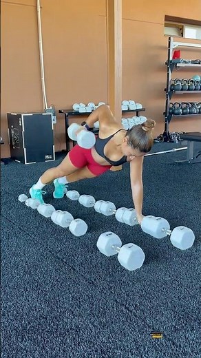 Push Up + Remo con Mancuernas | Ejercicio 2 en 1 para Pecho y Espalda 💪🔥